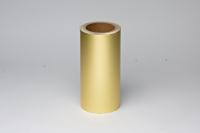 Papel de aluminio dorado mate autoadhesivo.